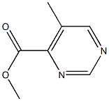 methyl 5-methylpyrimidine-4-carboxylate Structure