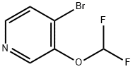 4-溴-3-(二氟甲氧基)吡啶 结构式