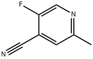 5-FLUORO-2-METHYLPYRIDINE-4-CARBONITRILE,1805052-14-5,结构式