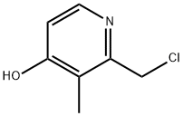 2-(chloromethyl)-3-methylpyridin-4-ol Struktur