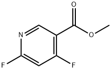 Methyl 4,6-difluoropyridine-3-carboxylate Structure