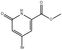 methyl 4-bromo-6-hydroxypyridine-2-carboxylate Struktur