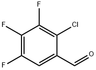 2-chloro-3,4,5-trifluorobenzaldehyde Structure