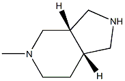 (3aS,7aR)-5-methyloctahydro-1H-pyrrolo[3,4-c]pyridine 结构式