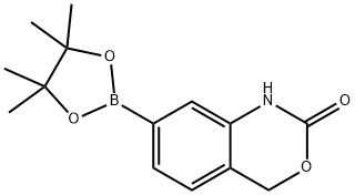 2-Oxo-2,4-dihydrobenzo[d][1,3]oxazine-7-boronic Acid Pinacol Ester Structure