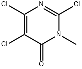 2,5,6-trichloro-3-methyl-3,4-dihydropyrimidin-4-one Struktur