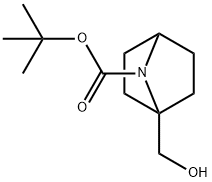 1-Hydroxymethyl-7-aza-bicyclo[2.2.1]heptane-7-carboxylic acid tert-butyl ester Structure
