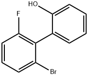2'-bromo-6'-fluorobiphenyl-2-ol Structure