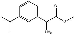 METHYL 2-AMINO-2-[3-(PROPAN-2-YL)PHENYL]ACETATE Structure