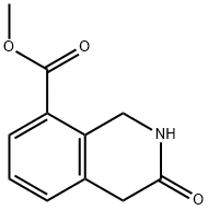 methyl 3-oxo-1,2,3,4-tetrahydroisoquinoline-8-carboxylate Structure