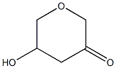 5-hydroxydihydro-2H-pyran-3(4H)-one 结构式