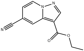 ethyl 5-cyanopyrazolo[1,5-a]pyridine-3-carboxylate 结构式