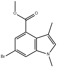 1823275-02-0 methyl 6-bromo-1,3-dimethyl-1H-indole-4-carboxylate