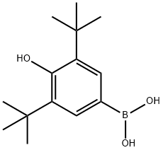 Boronic acid, B-[3,5-bis(1,1-dimethylethyl)-4-hydroxyphenyl]-, 182344-15-6, 结构式