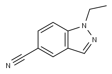 1-ethyl-1H-indazole-5-carbonitrile,1823955-61-8,结构式