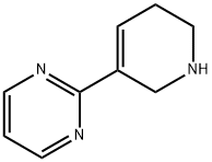 2-(1,2,5,6-tetrahydropyridin-3-yl)pyrimidine hydrochloride Structure