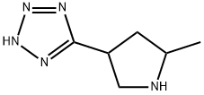 5-(5-methylpyrrolidin-3-yl)-1H-1,2,3,4-tetrazole Structure