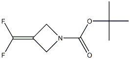 3-(二氟亚甲基)氮杂环丁烷-1-羧酸叔丁酯, 1824293-92-6, 结构式