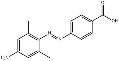 (E)- 4((4-氨基-1,6-二甲基苯基)重氮基)苯甲酸, 1827660-70-7, 结构式