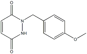 1-[(4-methoxyphenyl)methyl]-1,2,3,6-tetrahydropyridazine-3,6-dione,1828-86-0,结构式