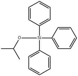 イソプロポキシトリフェニルシラン 化学構造式