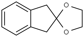 Spiro[1,3-dioxolane-2,2'-[2H]indene], 1',3'-dihydro-,183-24-4,结构式