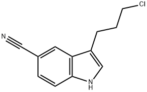 3-(3-chloropropyl)-1H-indole-5-carbonitrile, 183001-66-3, 结构式