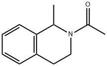 1-甲基-2-乙酰基-1,2,3,4-四氢异喹啉 结构式