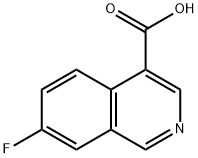 7-Fluoroisoquinoline-4-carboxylic acid Structure