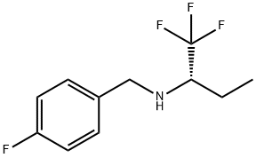 (S)-1,1,1-trifluoro-N-(4-fluorobenzyl)butan-2-amine Structure