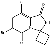 1849592-10-4 6'-溴-8'-氯-1'H-螺[环丁烷-1,3'-咪唑并[1,5-A]吡啶] -1',5'(2'H) - 二酮