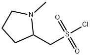 (1-methylpyrrolidin-2-yl)methanesulfonyl chloride Struktur