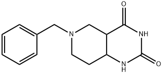 6-benzylhexahydropyrido[4,3-d]pyrimidine-2,4(1H,3H)-dione 结构式