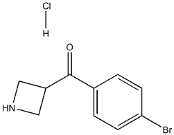 3-(4-bromobenzoyl)azetidine hydrochloride, 1864074-80-5, 结构式