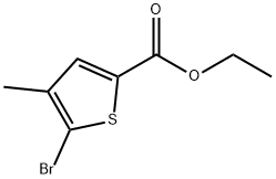 5-溴-4-甲基-2-噻吩羧酸乙酯, 186521-81-3, 结构式
