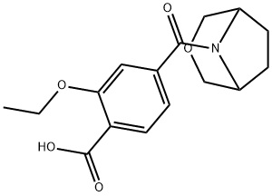 Benzoic acid, 2-ethoxy-4-(3-oxa-8-azabicyclo[3.2.1]oct-8-ylcarbonyl)-,1884246-68-7,结构式