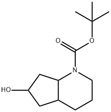 6-羟基八氢-1H-环戊二烯并[B]吡啶-1-羧酸叔丁酯,1884712-14-4,结构式
