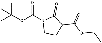 N-BOC-2-羰基吡咯烷-3-羧酸乙酯, 188528-95-2, 结构式