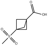 3-methanesulfonylbicyclo[1.1.1]pentane-1-carboxylic acid|3-(甲基磺酰基)双环[1.1.1]戊烷-1-羧酸