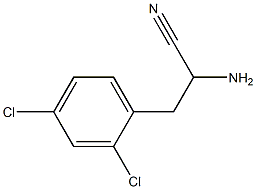 2-氨基-3-(2,4-二氯苯基)丙腈, 1889970-48-2, 结构式