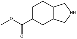 八氢-1H-异吲哚-5-羧酸甲酯, 1895245-26-7, 结构式