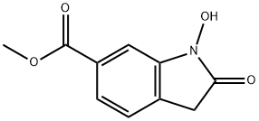 methyl 1-hydroxy-2-oxoindoline-6-carboxylate Structure
