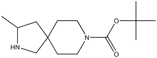 3-甲基-2,8-二氮杂螺[4.5]癸烷-8-羧酸叔丁基酯,1899102-29-4,结构式