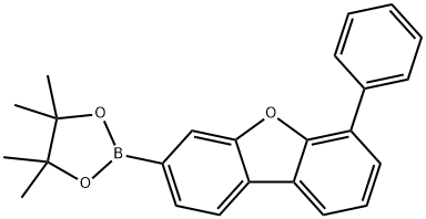 DIBENZOFURAN, 6-PHENYL-3-(4,4,5,5-TETRAMETHYL-1,3,2-DIOXABOROLAN-2-YL)-,1899872-63-9,结构式