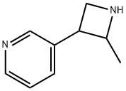 Pyridine, 3-(2-methyl-3-azetidinyl)- 结构式