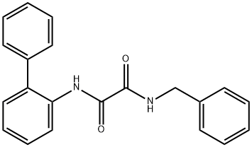 Ethanediamide, N1-[1,1'-biphenyl]-2-yl-N2-(phenylmethyl)- Structure