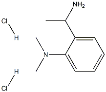 2-(1-氨基乙基)-N,N-二甲基苯胺二盐酸, 1909336-50-0, 结构式