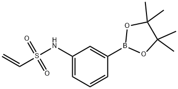 Ethenesulfonamide, N-[3-(4,4,5,5-tetramethyl-1,3,2-dioxaborolan-2-yl)phenyl]- Structure