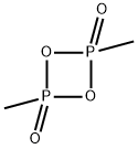 1,3,2,4-Dioxadiphosphetane, 2,4-dimethyl-, 2,4-dioxide Structure
