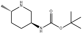 N - [(3S,6S)-6-甲基哌啶-3-基]氨基甲酸叔丁酯,1932293-70-3,结构式